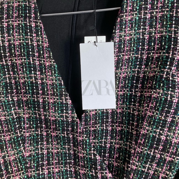 ZARA Blazer Dress with Rhinestone Detailing - Picture 7 of 11